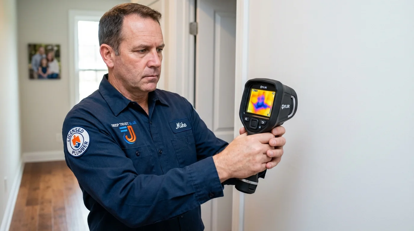 Thermal imaging leak detection by Johns Plumbing LLC in Cascade Locks